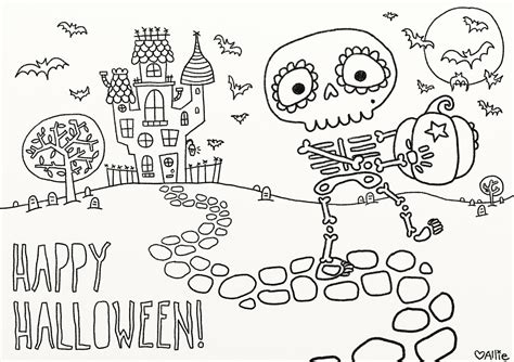 fun  printable halloween coloring pages