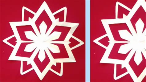 How To Make Paper Snowflakes Step By Step।easy Paper Snowflakes। Diy