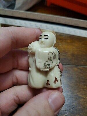 vintage resin japanese netsuke figurine ebay
