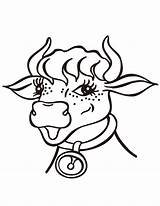 Cow Highland Calipers sketch template
