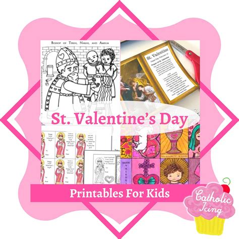 saint valentine printables  catholic kids
