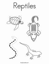 Coloring Reptiles Pages Amphibian Twistynoodle Reptile Turtle Snake Alligator Printable Lizard Print Preschool Kids Amphibians Animal Color Colouring Worksheets Tracing sketch template