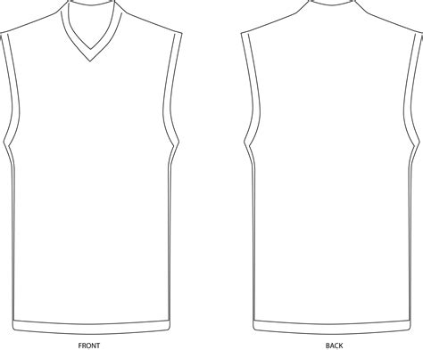 football jersey coloring template coloring pages