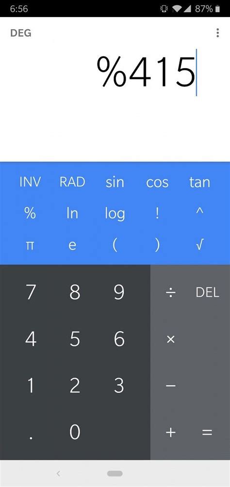 google calculator   material theme redesign  latest update