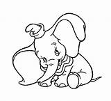 Disney Dumbo Coloring Elephant Animal Pages Walt Kids Cartoon Sheets Drawing Printable Wwi Visit Choose Board Drawings sketch template