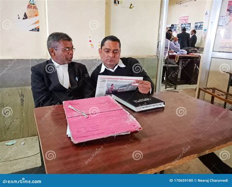 indian lawyers talking togather  court premises  india january  editorial image image