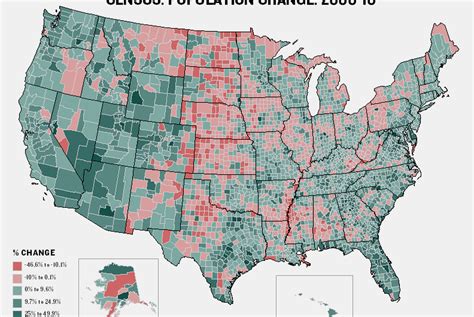 maps visualize  population growth  county  texas tribune