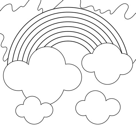 beautiful rainbow coloring pages  print coloring pages  print
