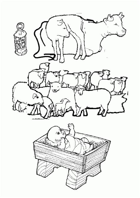 nativity animals coloring pages high quality coloring pages