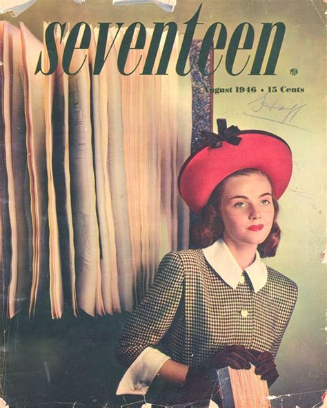 seventeen magazine august 1946