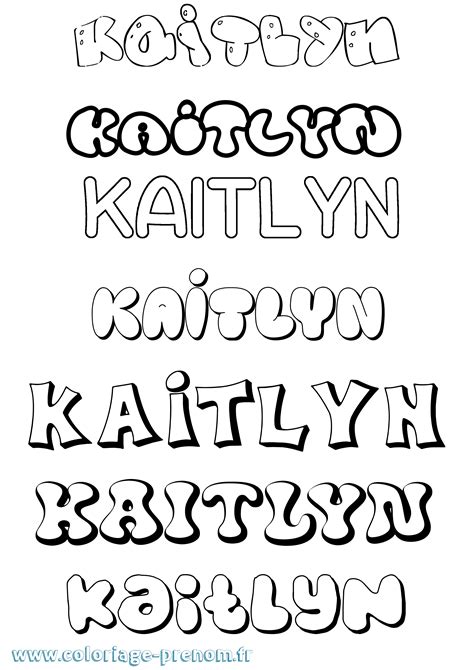 coloriage du prenom kaitlyn  imprimer ou telecharger facilement