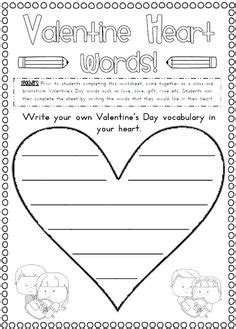valentines day worksheets   ideas worksheets valentines