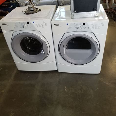 whirlpool duet sport washer  dryer tested  working guaranteed big valley auction