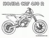 Crf450r Motorsykkel Coloringhome Lagret sketch template