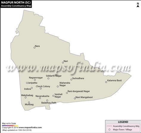 nagpur north assembly vidhan sabha constituency map and