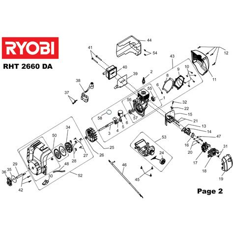 Buy A Ryobi Rht2660da Spare Part Or Replacement Part For Your 60cm