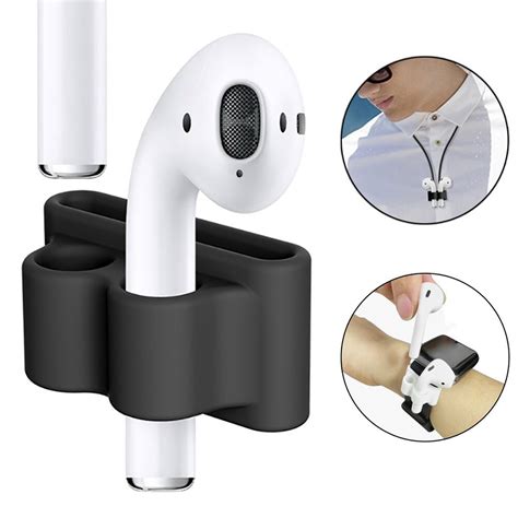 anti lost protective cases  apple airpod silicone case earphone accessories tied