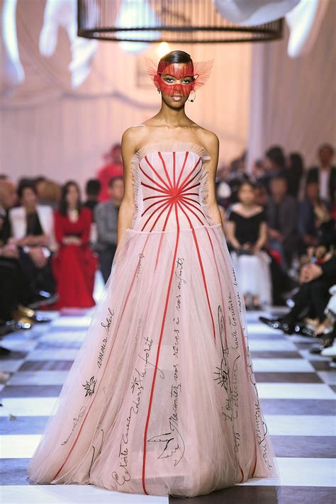 dior debuts pink and red couture capsule collection in