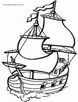 Coloring Pages Boat Transportation Color Printable Boats Coloriage Kids Sheets Found Truck sketch template