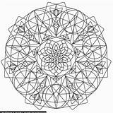 Mandalas sketch template