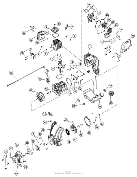 mtd adc  parts diagram  engine assembly