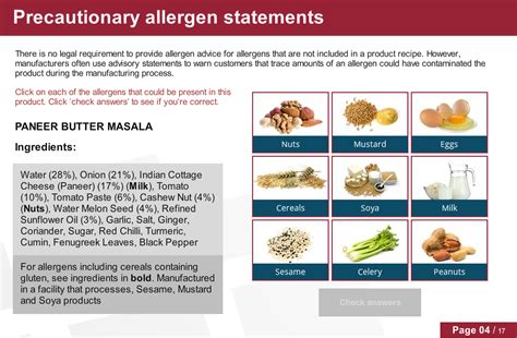 Introduction To Allergens Highfield E Learning