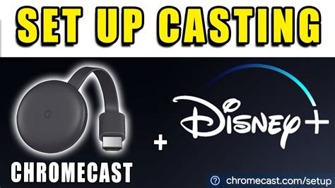 cast disney  chromecast cellphone tv set  youtube