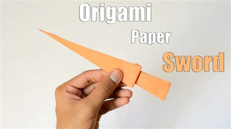 paper sword origami paper sword easy tutorial