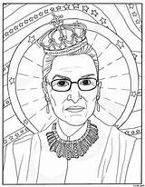 Bader Ruth Ginsburg Rbg Feminist History Sheets Portraits Torrent sketch template