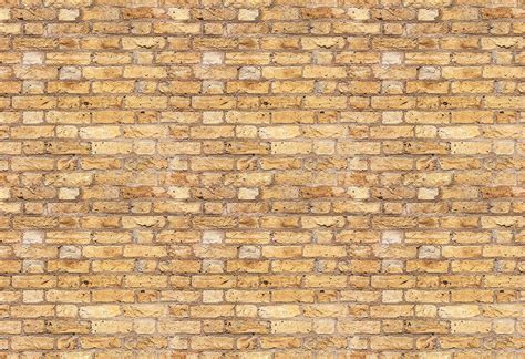 yellow brick wallpaper brick effect wallcoverings wallpapered