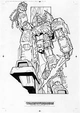 Transformers Optimus Prime Idw Megatron Coloring Milne Alex Limited Choose Board sketch template
