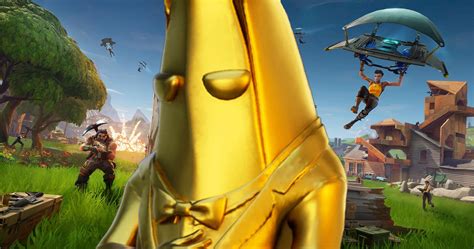 fortnite players  frustrated   golden peely skin