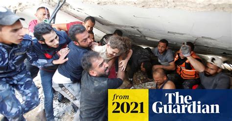 Palestinian Girl Six Pulled Alive From Rubble After Airstrike