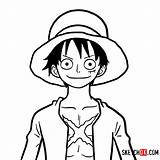 Luffy sketch template