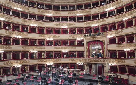 milans la scala opera house reopens   months il globo