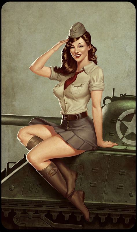 Military Pinup Girl Tattoo Ideas And Inspiration Pinups Sergio Diaz