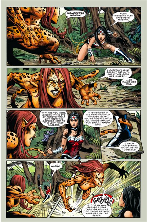 God Of War Wonder Woman Vs The Cheetah New 52 Comicnewbies