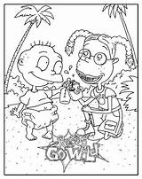 Coloring Rugrats Pages Book Colouring Wild Go Characters Popular Coloringhome Coloringbookfun sketch template