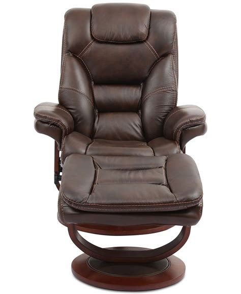 furniture faringdon leather euro chair and ottoman and reviews