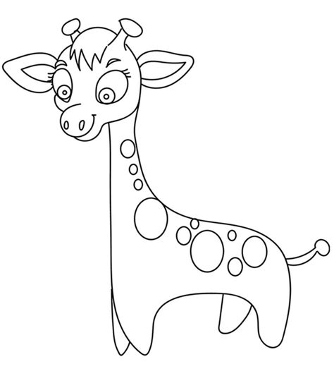 animal coloring pages giraffe