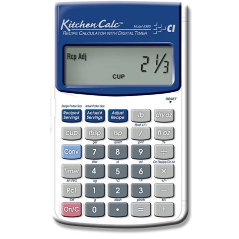 calculated industries kitchen calculator hand held  digital timer