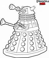 Coloring Doctor Pages Who Printable Tardis Dalek Dr Line Drawing Sheets Colouring Smith Show Cleveland Weebly Matt Blank Color Tv sketch template