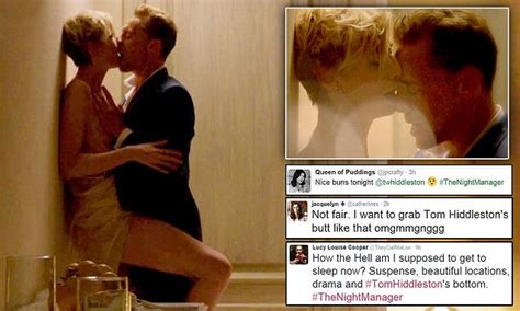 tom hiddleston s sex scenes on the night manager sends twitter into meltdown daily mail online