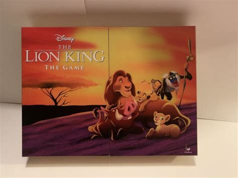 disney lion king board game deluxe wooden edition real wood ebay