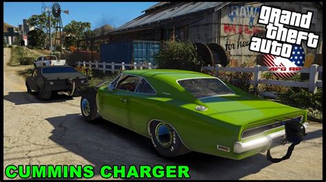 gta  roleplay cummins drag charger hits  streets  road drag