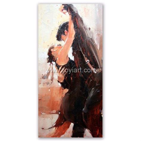 High Quality Hot Sexy Couple Tango Dancing Canvas Oil Painting Buy