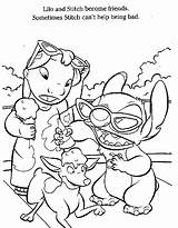 Coloring Lilo Stitch Pages Disney Library Clipart Popular Book Coloringhome Clip sketch template