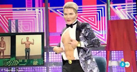 Human Ken Doll Performs Strip Tease On Spanish Tv Show