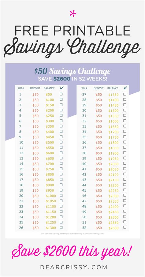 stationery  dollar savings challenge printable console savings