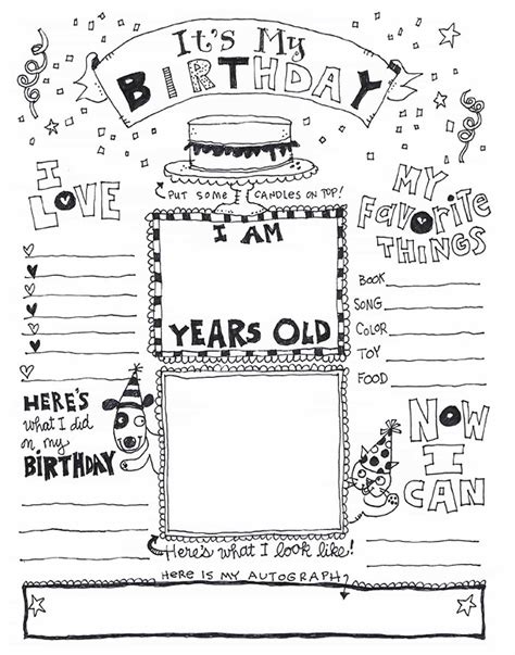 happy birthday coloring pages skip   lou